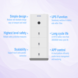 On-Grid Hybrid 5KW 6KW <b>Energy</b> <b>Storage</b> Complete Solar Photovoltaic <b>System</b> 15KWH Lithium Battery 200ah Capacity IP65 Home Use - Product Image 2