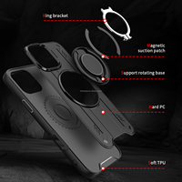 Étui antichoc robuste avec support rotatif pour Samsung S26, pour Galaxy Z Fold 7, nouveau modèle, avec anneau de maintien pliable, étui de téléphone A06 S26 FE