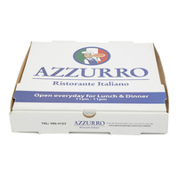 Boîte à pizza personnalisée, impression personnalisée, boîte d'emballage écologique recyclable avec impression de logo à l'extérieur