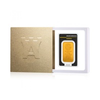 Emballage cadeau pour lingot d'or de 100g avec logo imprimé, emballage de raffinage de lingot d'or, carte blister anti-effraction, cadre flottant 3D