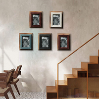 Décor de ferme luxe Antique fait à la main 4x6 "rustique bois Art famille amour Funia Photo cadre Photo Bilderrahmen cadre en bois