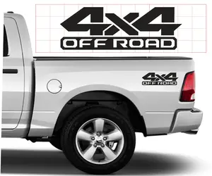 4x4 Road sticker for Ford F-Series F150 250 350 Dodge RAM 1500 pickup truck body