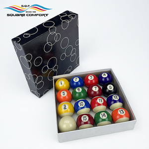 Juego de <span class=keywords><strong>Bolas</strong></span> de <span class=keywords><strong>Billar</strong></span> S.Q.F, 16 Piezas, <span class=keywords><strong>Bolas</strong></span> de <span class=keywords><strong>Billar</strong></span> de Tamaño Completo Numeradas del 1 al 15 con Bola Blanca, <span class=keywords><strong>Bolas</strong></span> con Rayas Sólidas para Mesa de <span class=keywords><strong>Billar</strong></span>, Sala de Juegos - Product Image 1