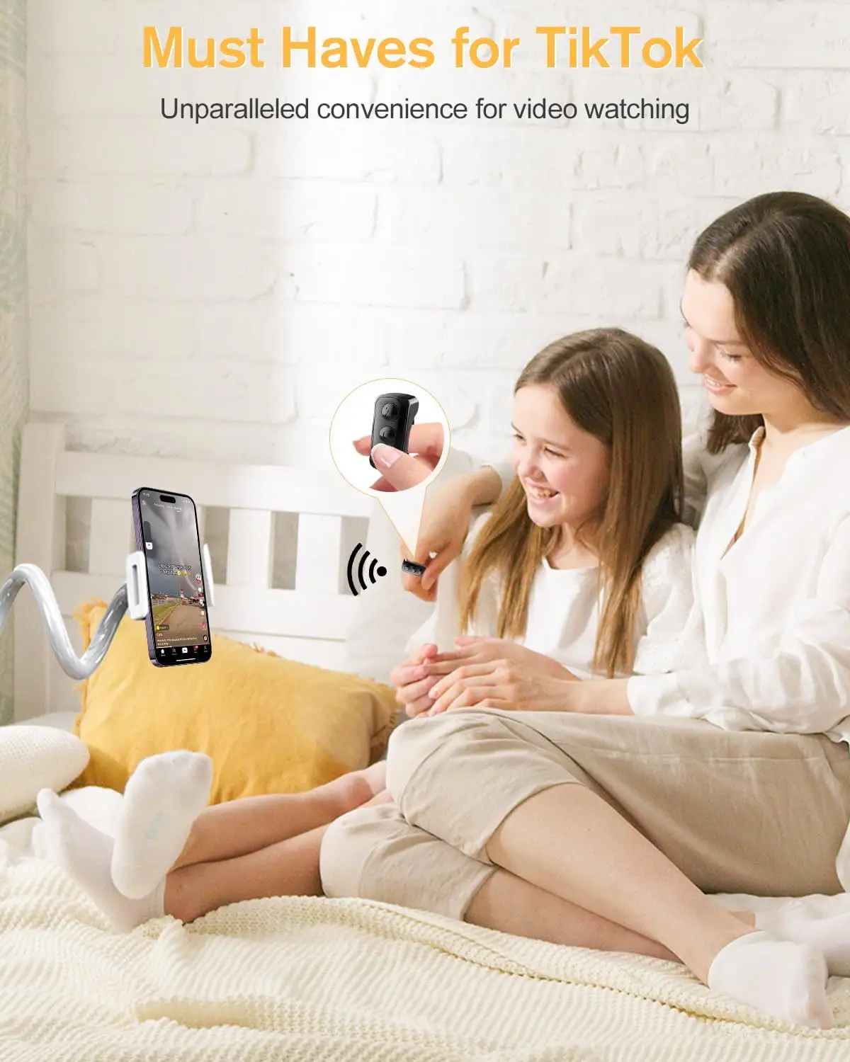 Vente chaude sans fil Bluetooth compatible Selfie paresseux pour téléphone portable 10M contrôleur de Transmission D01 Tiktok télécommande anneau