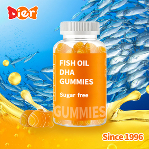 <strong>Candy</strong> Wholesale Custom Private Label <strong>Sugar</strong> Free Children's Fish Oil DHA Gummies Support Brain Development No Additives OEM/ODM - Product Image 1