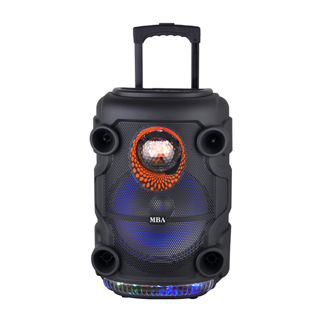 12 Inches Woofer Karaoke Trolley Portable Speaker With Flash Lights Laser and 5.0 bluetooth for Outdoor Party