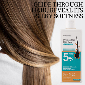 Après-shampoing à la kératine biologique KORMESIC Private Label 265g, soin capillaire professionnel, hydratant, lissant, stimulant la croissance des cheveux - Product Image 2