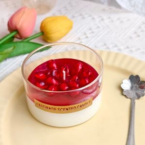 Dessert <b>Cup</b> Scented Candle Fruit Mousse Shape Bedroom Aroma Candle Holiday Wedding Favor Creative Gift - Product Image 4