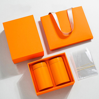 Logo personnalisé petites boîtes de papier à glissière de tiroir cadeau emballage de thé en conserve xihu longjing petite boîte boîte cadeau vide emballage personnalisé
