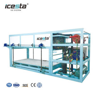 ICESTA 자동 얼음 블록 만들기 경쟁력있는 가격 긴 서비스 수명 하이 퀄리티 2t 직접 냉각 블록 물고기 용 얼음 기계 - Product Image 3