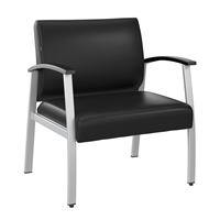 Les meubles commerciaux arrivent chaise d'invité de salle d'attente bariatrique avec des bras