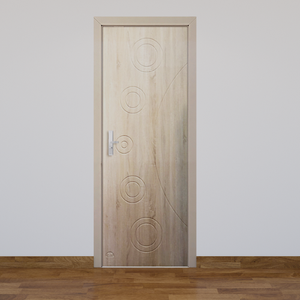 Cadre de porte d'entrée coulissante en bois moderne le plus vendu Matériaux durables en MDF PVC OEM Villa Utilisation en usine vietnamienne Autre - Product Image 4