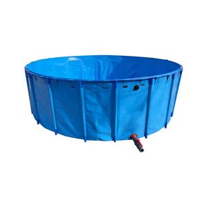 Professionelles <span class=keywords><strong>Design</strong></span> Aquarium runder faltbarer Fischbehälter mit Pvc-Ständer Kunststoff Fischfarmtank - Product Image 1
