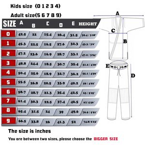 FOXA BJJ Gi Unisex 100% Cotton Breathable Jiu Jitsu Uniform For Men Women Kids - Product Image 3