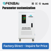 Régulateur de tension FENBAI haute capacité 20 kVA monophasé AVR 20 000 W pour appareils électroniques sensibles et usage en laboratoire