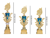 Copa de Trofeo de Plástico con Logotipo Personalizado de Alta Calidad, Impresa con UV, para Eventos Deportivos Infantiles AD14-2