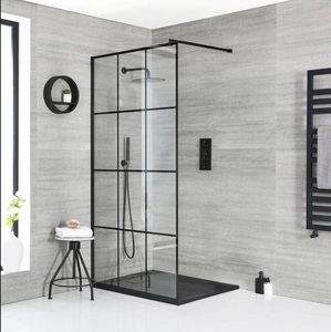 Offre Spéciale : Panneau de Douche en Verre Trempé de 8 mm de Haute Qualité, Personnalisé, pour Cabine de Douche, Porte de Douche pour Salle de Bain Humide, Idéal pour Hôtels - Product Image 4