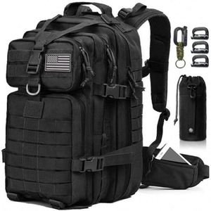 Nouveauté 2024 Sac à dos tactique d'extérieur, sac à bandoulière, grand format, imperméable, 900D, pour la gym et le trekking, système Molle, antivol, résistant à l'usure, 36-56L - Product Image 1