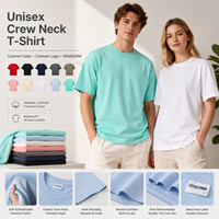 T-shirt unisexe épais 260 g/m² 51 % coton 49 % polyester coupe classique doux manches courtes streetwear vierge personnalisable logo numérique