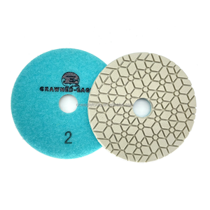 Süper kalite 100mm elmas parlatma pedleri 4 "reçine elmas parlatma pedleri için kuvars/mermer/granit/taş - Product Image 1