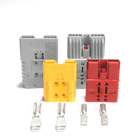 Conector de Batería ANKG 50A de 2 Polos con Contactos Empotrados para Equipos de Carga y Alimentación de CC de Alta Corriente