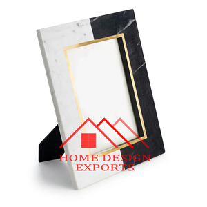 Modern Luxury Bone Inlay Photo <b>Frame</b> for Table Decor Hand Carved Photo <b>Frame</b> <b>With</b> Black Strips <b>Pictures</b> - Product Image 5