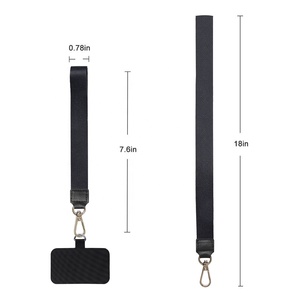 Universal สายคล้องคอ<span class=keywords><strong>ลาย</strong></span>เสือดาว,สายรัดมือถือ<span class=keywords><strong>ลาย</strong></span>สัตว์มีพวงกุญแจสำหรับ Iphone สีน้ำตาล/ชมพู/ดำ/ขาว - Product Image 2