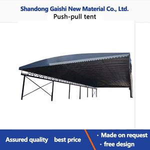 Tente coulissante pliable électriquement, auvent pliable en PVC, pare-soleil rétractable. Convient aux toits des stades de football. - Product Image 4