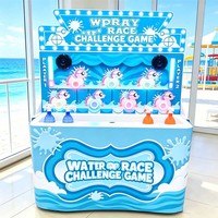 Jeu de défi aquatique, jeu de carnaval, jeu de course de pistolets à eau, événements, locations pour fêtes, équipement de jeux d'extérieur, jeu d'arcade, métal
