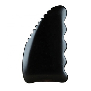 Back Beauty Tool & Natural Jade Gua Sha <b>Massager</b>, Crystal Bian Stone Skin Care Scraping Board for Face Neck Body Home Use - Product Image 5