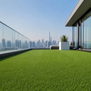Césped Artificial de Polietileno Verde, Altura del Pelo 30 mm, Ancho 4.0 m, Fácil Instalación, Uso en Exteriores y Parques Infantiles - Product Image 2