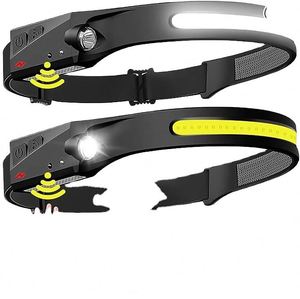 Luz de Ciclismo para Exteriores con Carga USB, Sensor de Movimiento, COB, Silicona, LED, Montada en la Cabeza - Product Image 3