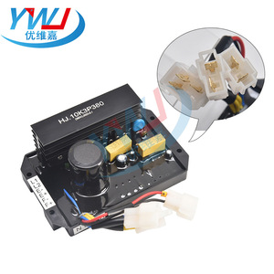 Générateur d'électricité à essence triphasé HJ15K3P380V, stabilisateur de tension AVR, régulateur de tension à huit fils, stabilisateur de générateur - Product Image 1