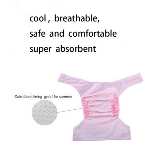 Couches lavables pour adultes XL personnalisables, anti-fuites, réutilisables, réglables, sous-vêtements d'incontinence pour la protection nocturne - Product Image 3