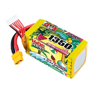 GAONENG GNB 1350MAH 22.2V 6S 140C XT60 LiPo Battery Pack Haute Performance RC Hobby Lithium Polymer Soft Pack Racing FPV Quads - Product Image 1