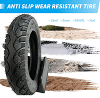 Neumático de Motocicleta Personalizado de Fábrica 300-10 T146 Antideslizante, 50% Caucho Natural, Reforzado, para Terrenos Mojados, Fangosos, Selva, Safari, Raid