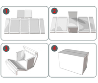 Boîte isotherme en mousse EPS légère en polystyrène pour l'expédition et le stockage en chaîne du froid avec couvercle – Vente en gros