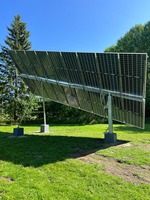 Tiongkok grosir 8KW 9kW ZRT Miring poros tunggal sistem pelacakan surya 100kW pelacak surya