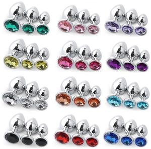 เซ็กส์ทอยสำหรับผู้ใหญ่18 + BDSM ปลั๊กเสียบก้นโลหะหลากสีสำหรับผู้ใหญ่และผู้ชายกลางแจ้งสำหรับผู้ใหญ่ - Product Image 1