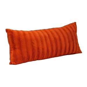 Coussin de coussin en <span class=keywords><strong>fausse</strong></span> <span class=keywords><strong>fourrure</strong></span> 18x40 pouces Long oreiller décoratif pour lit ou canapé - Product Image 1