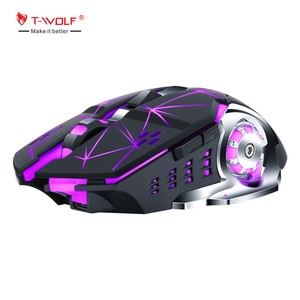 Chuột Q13 Chơi Game Không Dây Quang Học Chuột Có Thể Sạc Lại 2.4Ghz USB Chuột 6D Quang LED Ánh Sáng Chuột Cho Gamer PC Máy Tính Máy Tính Xách Tay - Product Image 1