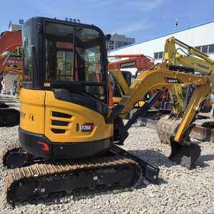 Excavatrices sur chenilles SANY d'occasion certifiées CE avec godet, mini-excavatrices SANY 26U de 2 tonnes à vendre, machines de Chine - Product Image 1