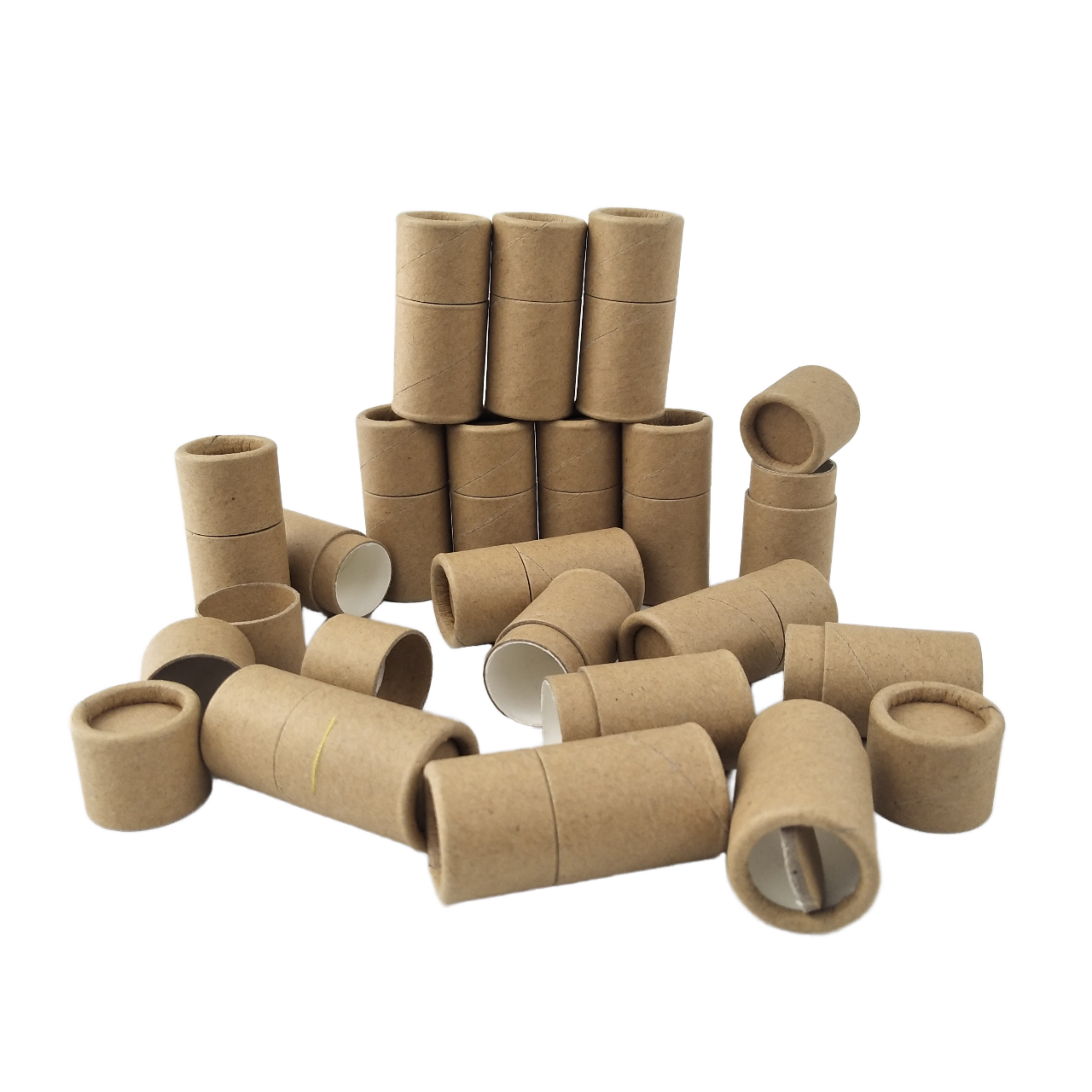 Hot Sale Customized Kraft Paper Tube for Wrapping Crafts Lotions Lipstick Tea Perfume Food Medicine Candy Core Available Pattern