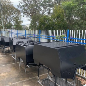 HERUI Customized High Hood Aluminum Truck UTE Canopy Waterproof PC Toolbox Whale Tail/T-Lock 2.5mm/3.0mm Thickness Powder Coated - Product Image 1