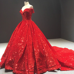 Abito da sposa con paillettes all'americana - Product Image 5
