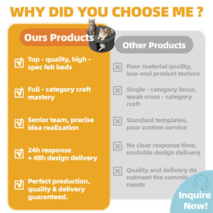 Túnel para Gatos en Oferta, Cama para Interiores de 20 Pulgadas, Desmontable, Redonda, Lavable, Túnel de Juego para Gatos, Casa de Fieltro para Gatos, Cueva para Mascotas - Product Image 6