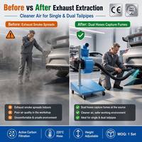 Sistema de Extracción de Gases de Escape para Vehículos Fengshen con Certificación CE ISO, Móvil, Portátil, Doble Entrada, Carbón Activado, Centro de Servicio, Garantía OEM