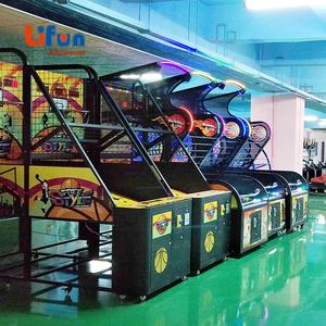 LIFANG Macchina da Gioco Arcade da Basket Elettronica a Moneta per Adulti, Gioco di Abilità Indoor Crazy Hoop Street Basketball in Vendita - Product Image 5