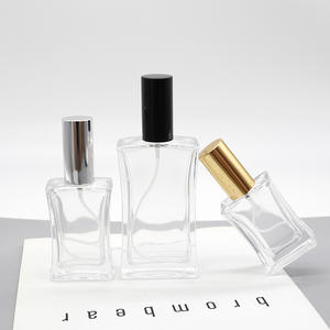 Flacons de parfum carrés en verre de 50 ml en gros, vides, cosmétiques, avec bouchon à vis, anti-fuite - Product Image 2