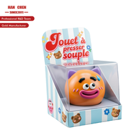 Jouet créatif anti-stress en forme de tête de chien à presser, boule souple à visser, jouets sensoriels amusants pour soulager le stress, ensemble de gadgets originaux